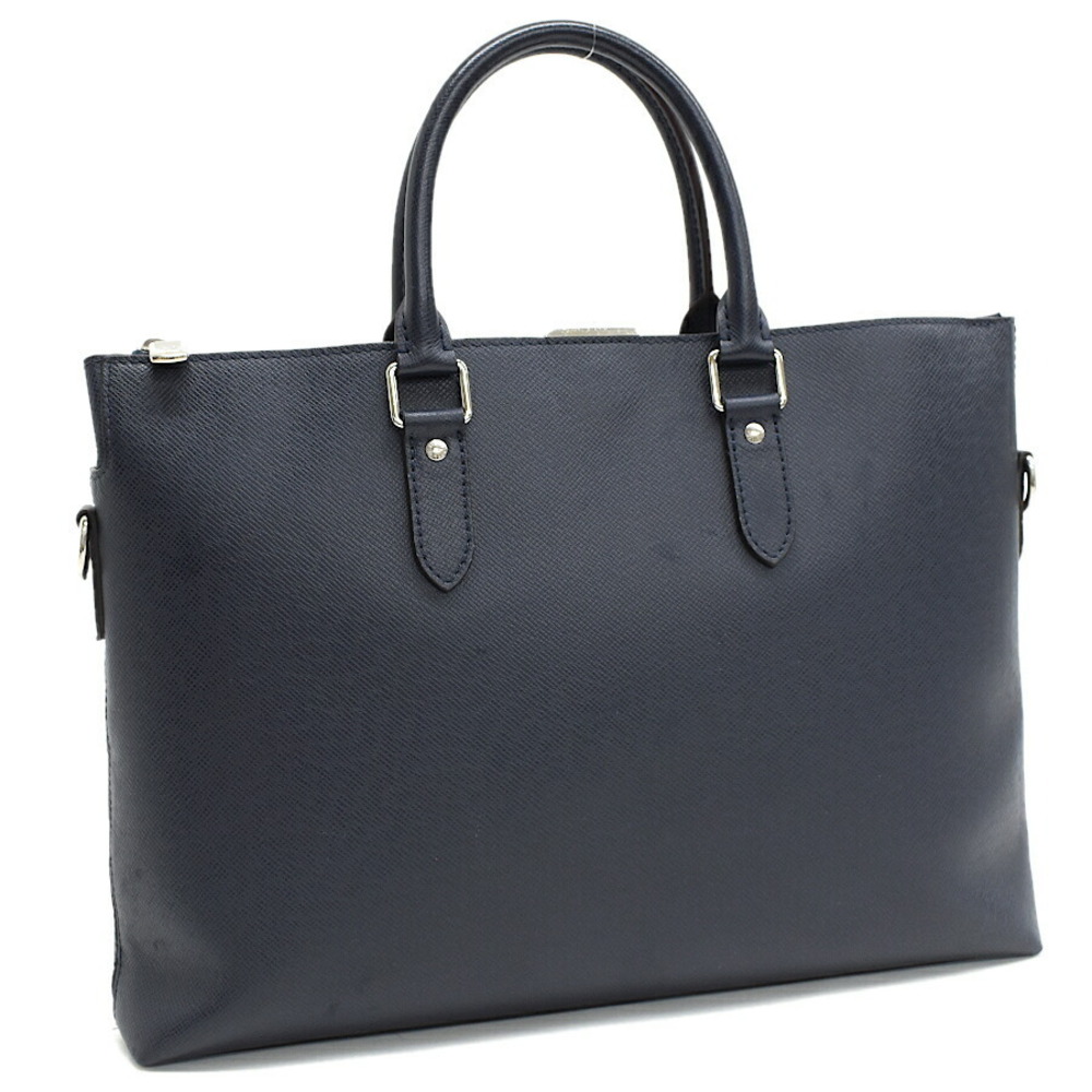 Louis Vuitton Anton Briefcase Business Bag Taiga Leather Ocean